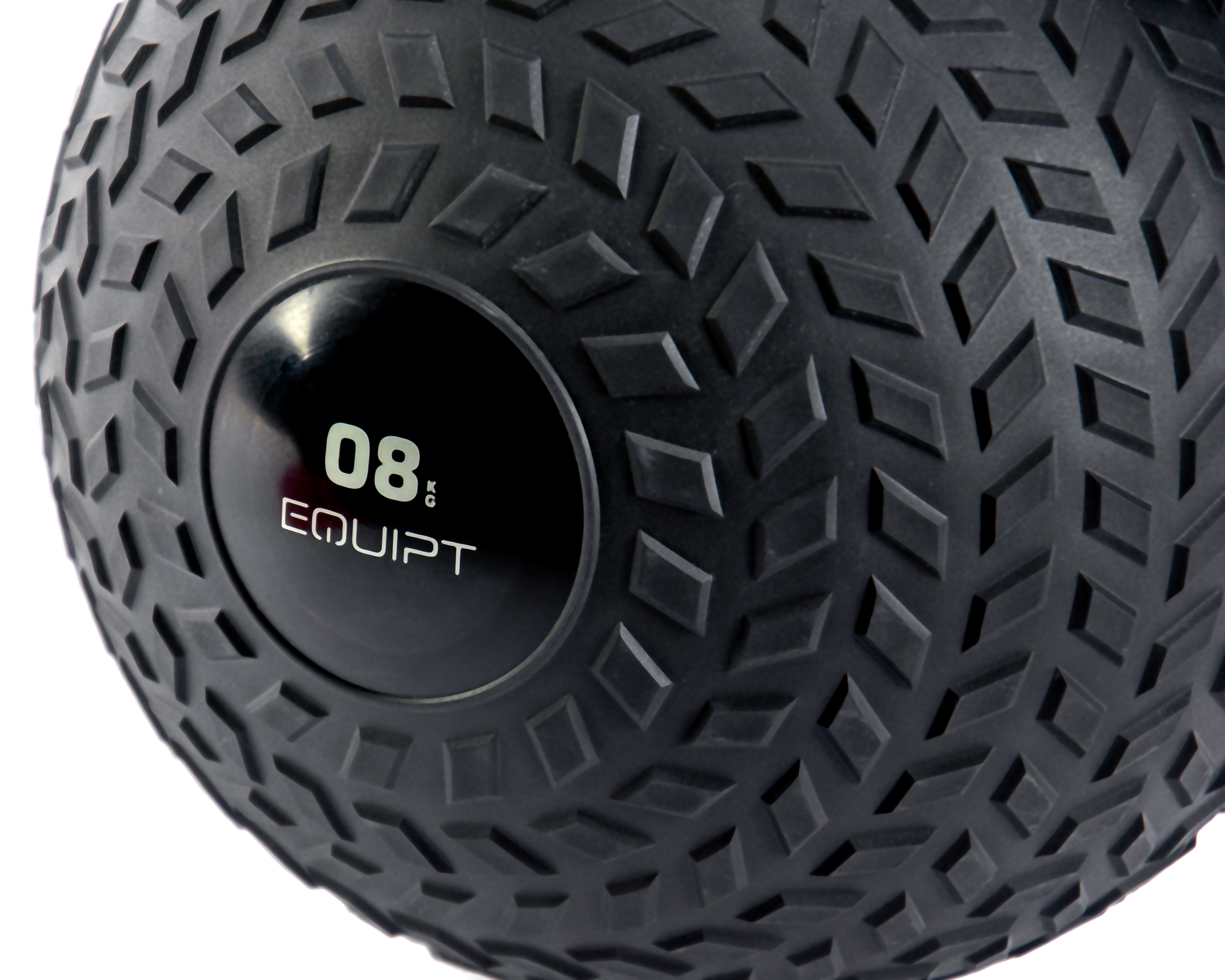 Equipt slam ball knurled rubber texture